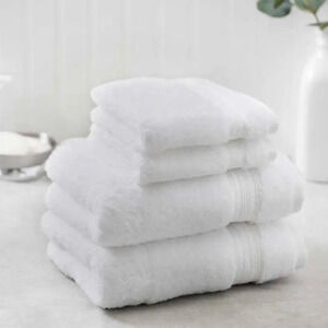 Charisma Soft 4-piece Hand and Washcloth Towel Set White